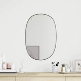 Vidaxl Wandspiegel 60x40 cm schwarz
