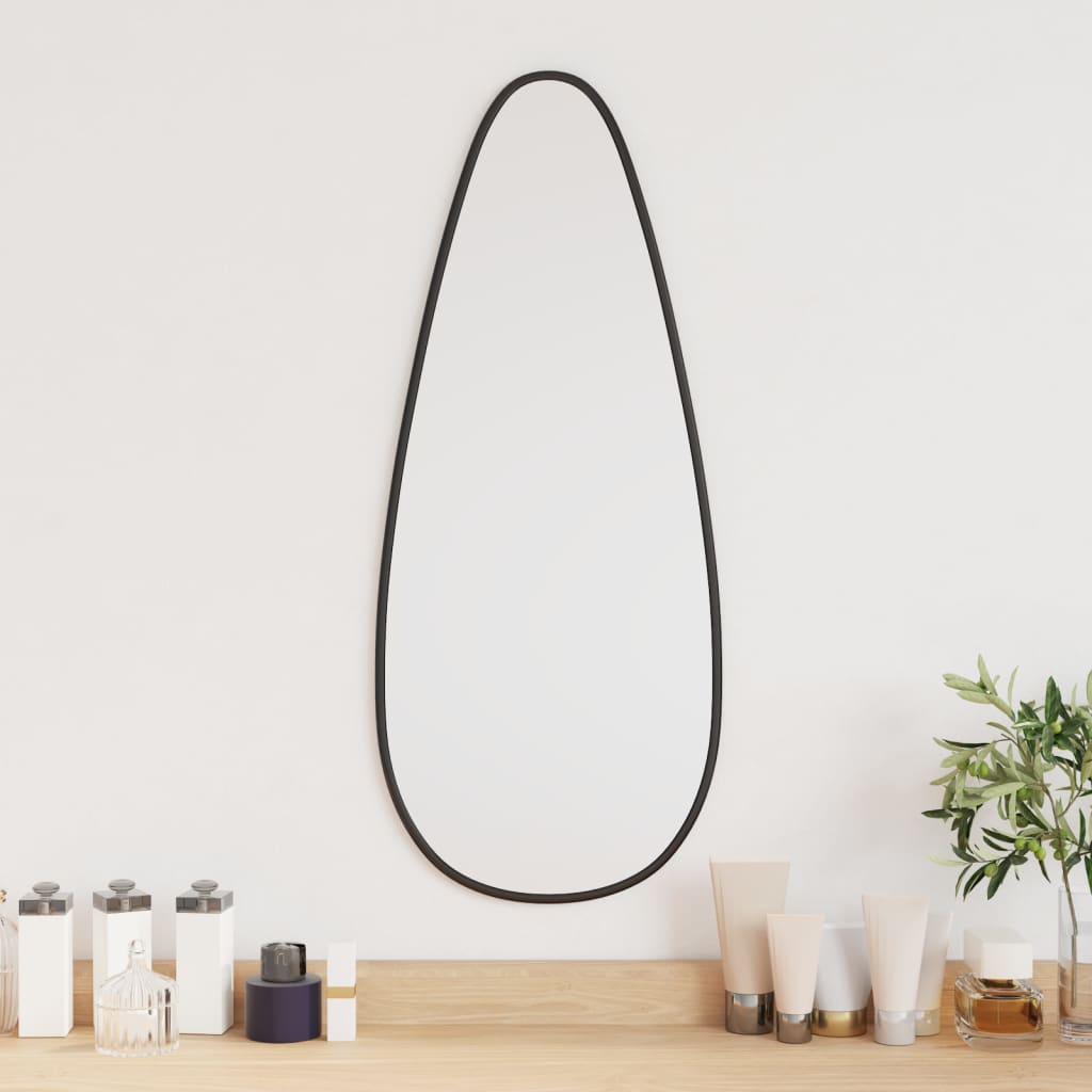 Vidaxl Wall Mirror 60x25 cm sort