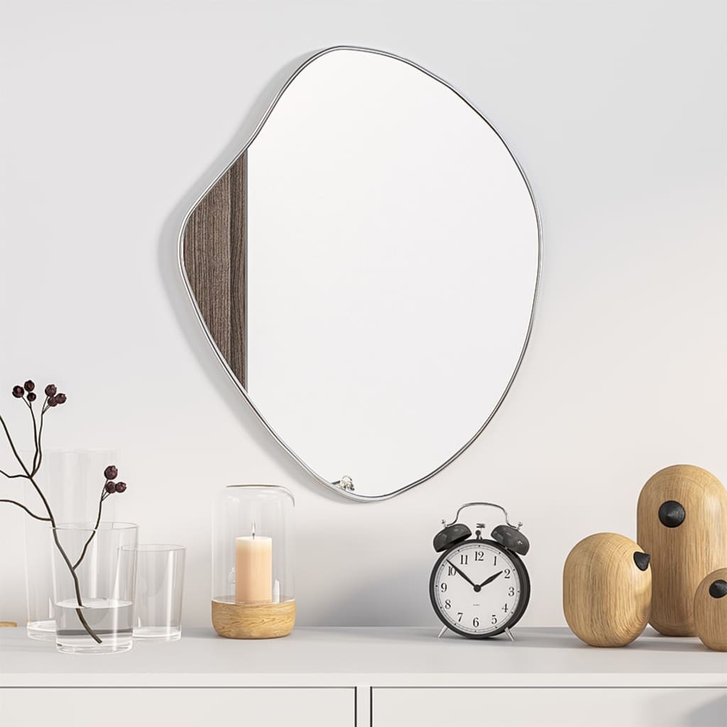 Vidaxl Wall Mirror 50x40 cm stříbrné barvy