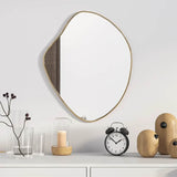 Vidaxl Wall Mirror 50x40 cm zlaté barvy