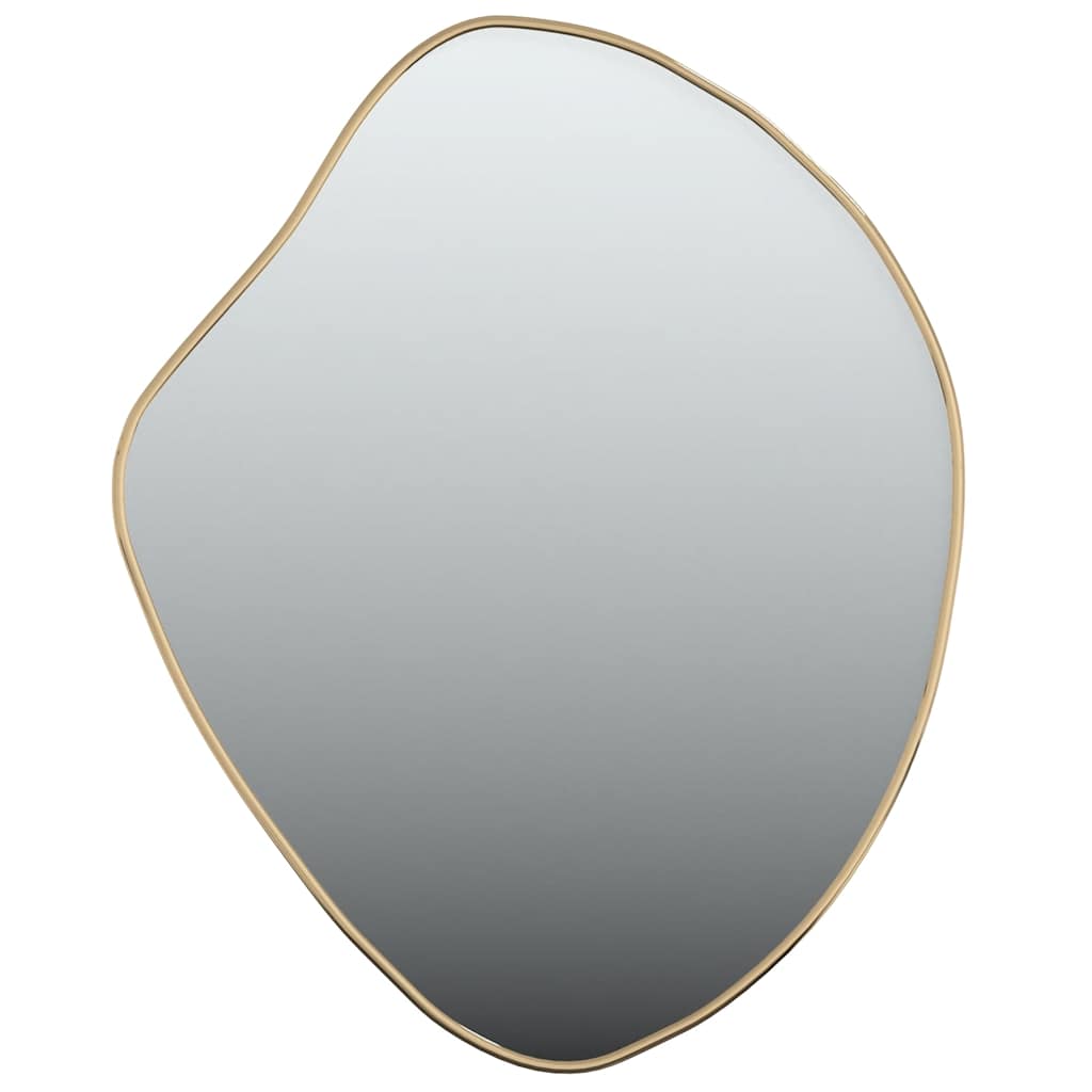 Vidaxl Wall Mirror 60x50 cm gullfarget