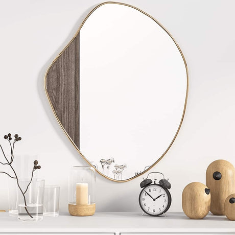 Vidaxx Wandspiegel 60x50 cm goldfarben