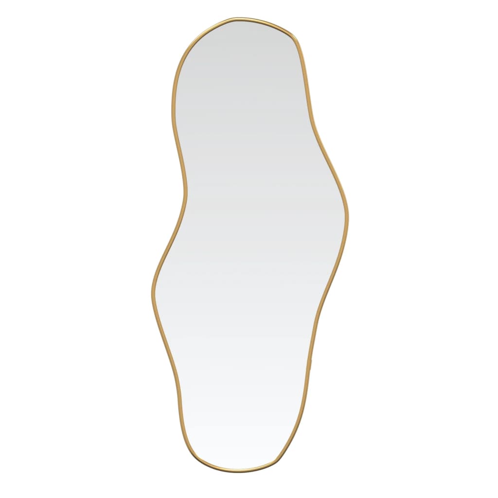 Vidaxl Wall Mirror 60x25 cm gullfarget