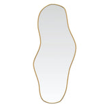 Vidaxl Wall Mirror 60x25 cm gullfarget