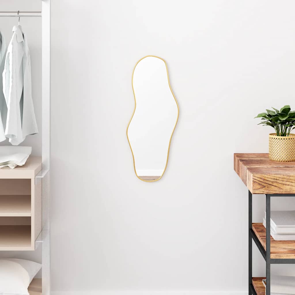 Vidaxx Wandspiegel 60x25 cm goldfarben