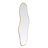 Vidaxl Wall Mirror 70x30 cm gullfarget