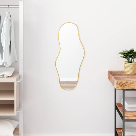 Vidaxx Wandspiegel 70x30 cm goldfarben
