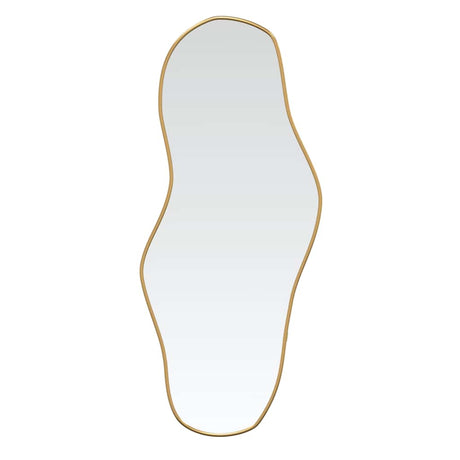 Vidaxx Wandspiegel 80x35 cm goldfarben