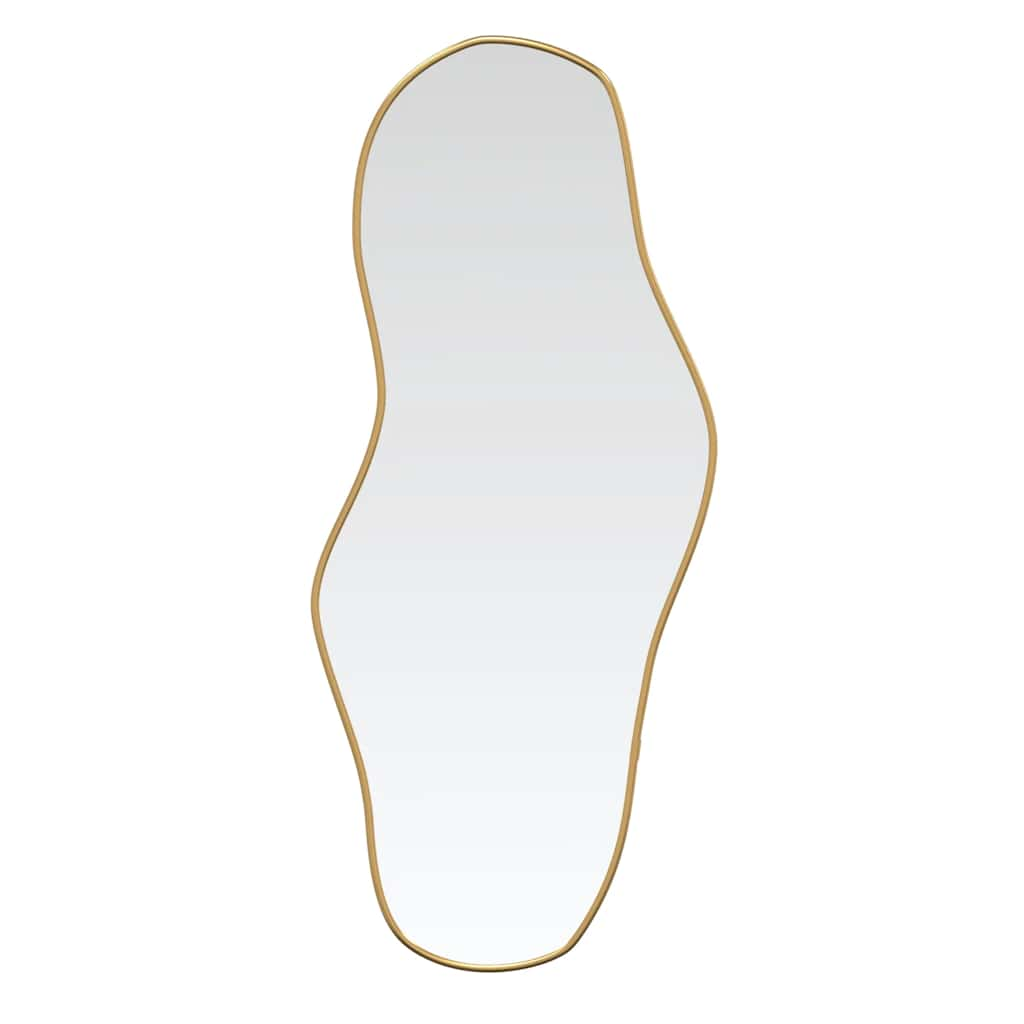 Vidaxl Wall Mirror 90x40 cm gullfarget