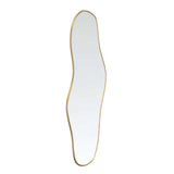 Vidaxl Wall Mirror 90x40 cm gullfarget