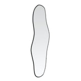 Vidaxl Wall Mirror 60x25 cm svart