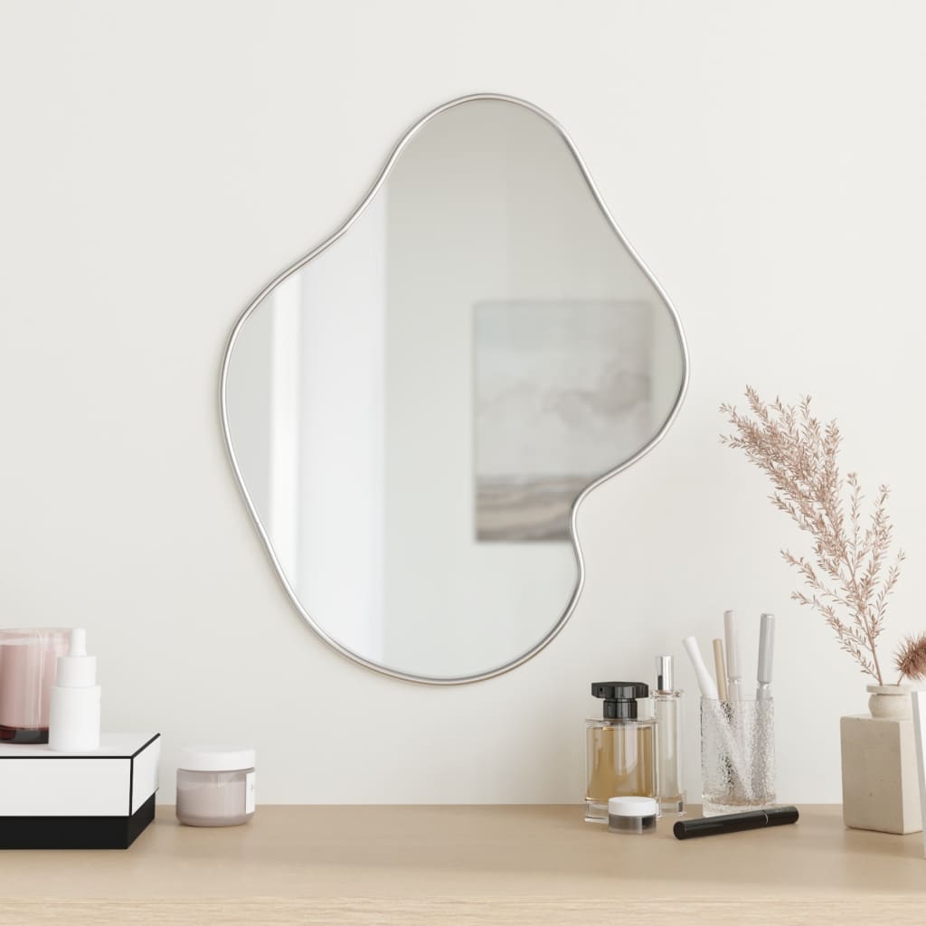 Vidaxl Wall Mirror 50x40 cm stříbrné barvy