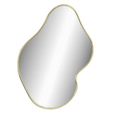 Vidaxl Wandspiegel 50x40 cm Gold gefärbt