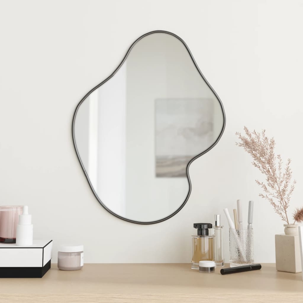 Vidaxl Wall Mirror 50x40 cm černá