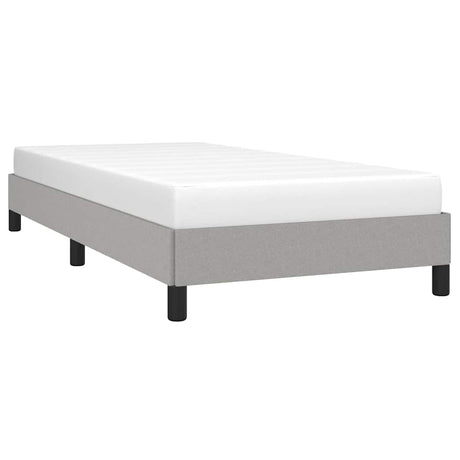 Vidaxl bedframe zonder matras 80x200 cm stof lichtgrijs