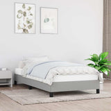 Vidaxl bedframe zonder matras 80x200 cm stof lichtgrijs