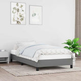 Vidaxl bedframe zonder matras 80x200 cm stof donkergrijs