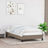 Vidaxl bedframe zonder matras 80x200 cm stof taupe