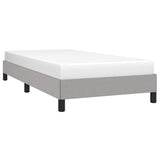 Vidaxl bedframe zonder matras 90x190 cm stof lichtgrijs