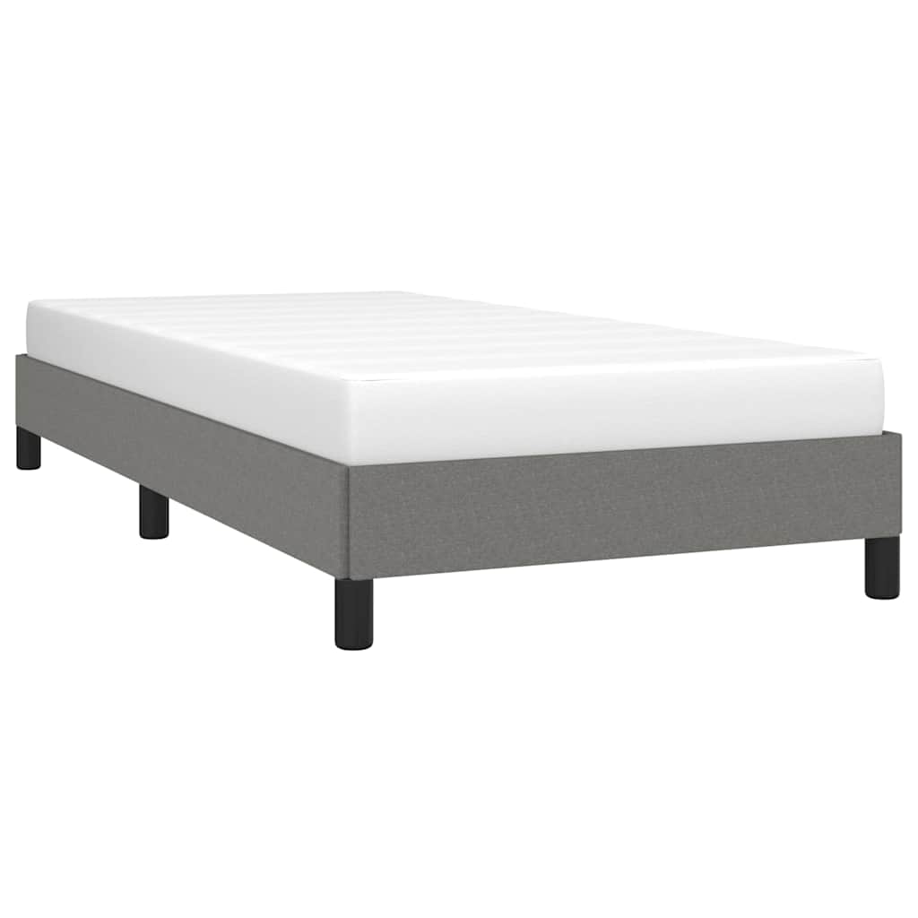 Vidaxl bedframe zonder matras 90x200 cm stof donkergrijs