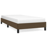 Vidaxl bedframe zonder matras 90x200 cm stof donkerbruin