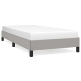 Vidaxl bedframe zonder matras 100x200 cm stof lichtgrijs