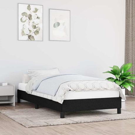 Vidaxl bedframe zonder matras 100x200 cm stof zwart