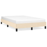 Vidaxl bedframe zonder matras 120x200 cm stof crèmekleurig