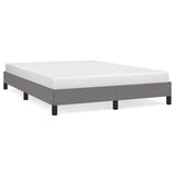 Vidaxl bedframe zonder matras stof donkergrijs 140x190 cm