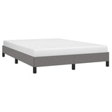 Vidaxl bedframe zonder matras stof donkergrijs 140x190 cm