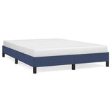 Vidaxl bedframe zonder matras stof blauw 140x190 cm