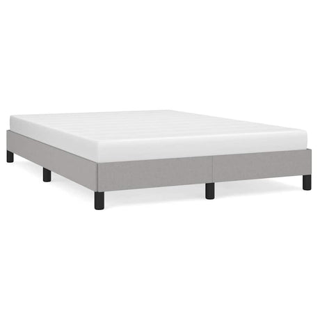 Vidaxl bedframe zonder matras stof lichtgrijs 140x200 cm