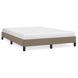 Vidaxl bedframe zonder matras stof taupe 140x200 cm