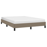 Vidaxl bedframe zonder matras stof taupe 140x200 cm