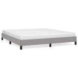 Vidaxl bedframe zonder matras stof lichtgrijs 160x200 cm