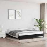 Vidaxl bedframe zonder matras stof zwart 160x200 cm