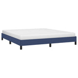 Vidaxl bedframe zonder matras stof blauw 160x200 cm