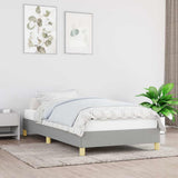 Vidaxl bedframe zonder matras 80x200 cm stof lichtgrijs