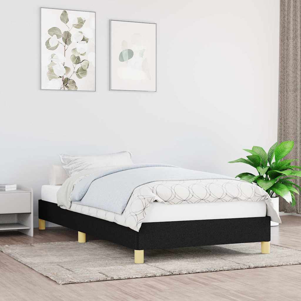 Vidaxl bedframe zonder matras 80x200 cm stof zwart