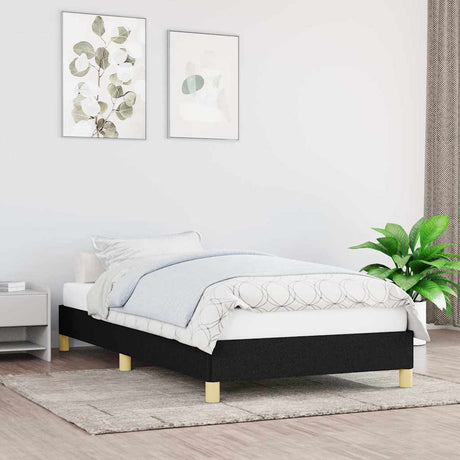 Vidaxl bedframe zonder matras 80x200 cm stof zwart