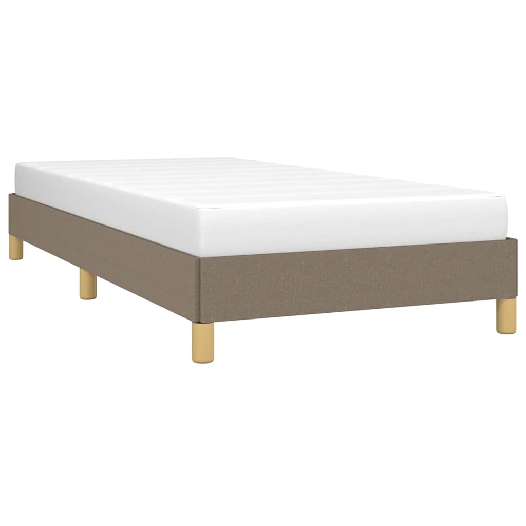 Vidaxl bedframe zonder matras 90x200 cm stof taupe