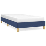 Vidaxl bedframe zonder matras 90x200 cm stof blauw