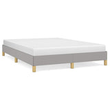 Vidaxl bedframe zonder matras stof lichtgrijs 140x200 cm