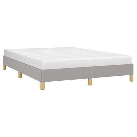 Vidaxl bedframe zonder matras stof lichtgrijs 140x200 cm