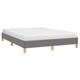 Vidaxl bedframe zonder matras stof donkergrijs 160x200 cm