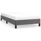Vidaxl bedframe kunstleer grijs 80x200 cm