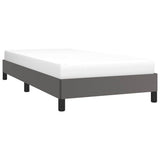Vidaxl bedframe kunstleer grijs 90x190 cm