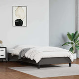 Vidaxl bedframe kunstleer grijs 90x190 cm
