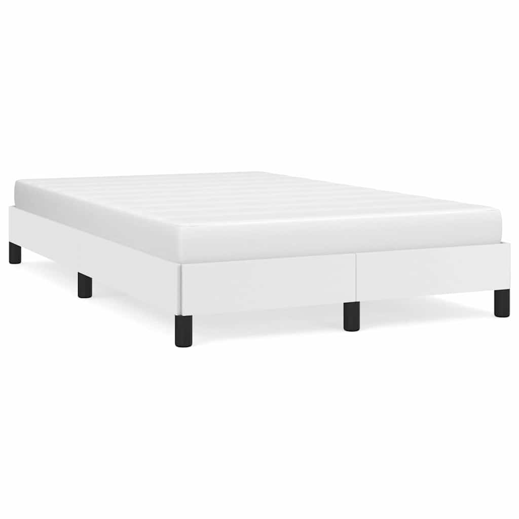 Vidaxl bedframe kunstleer wit 120x200 cm