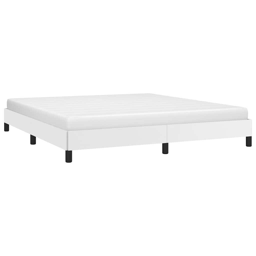 Vidaxl bedframe kunstleer wit 160x200 cm